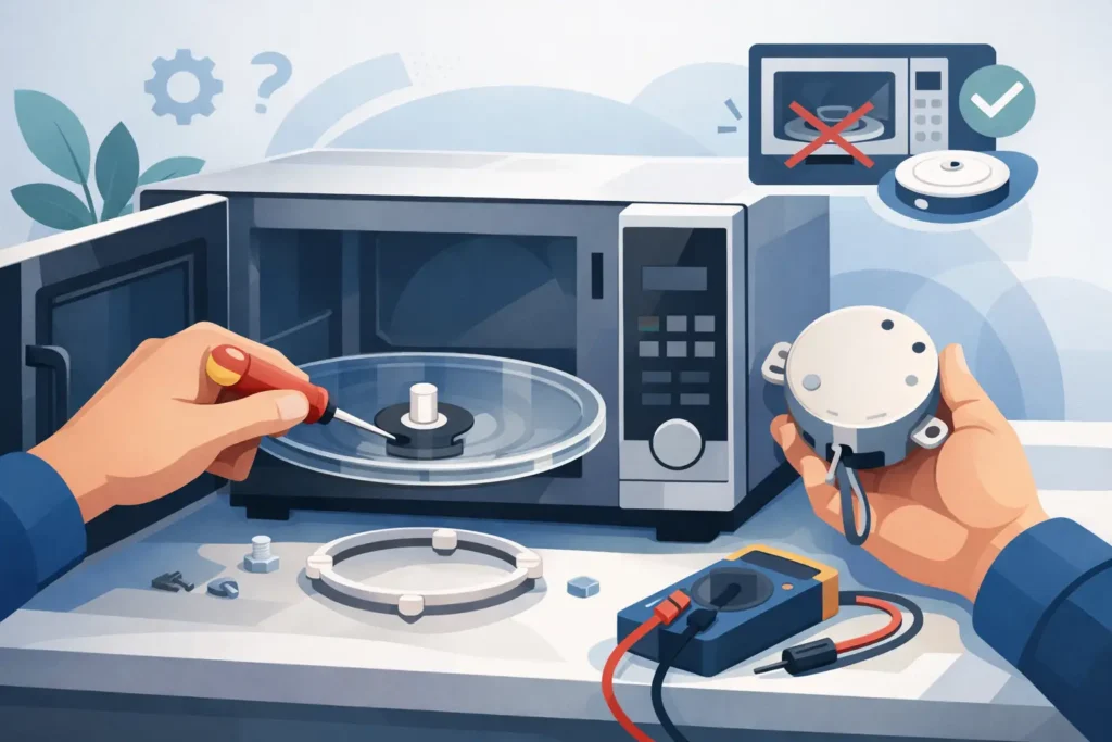 Microwave Turntable Not Spinning Repair Made Simple