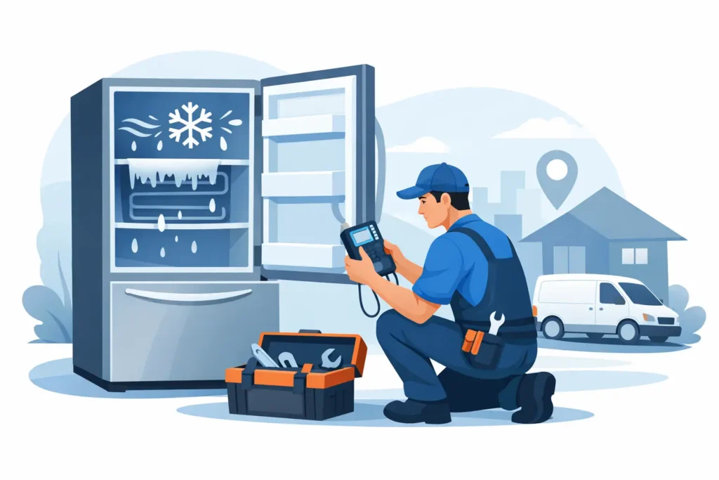 Refrigerator Not Cooling Repair Service Near You