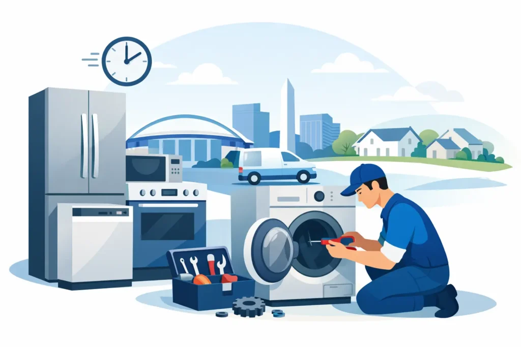 Same Day Appliance Repair Arlington When It Counts
