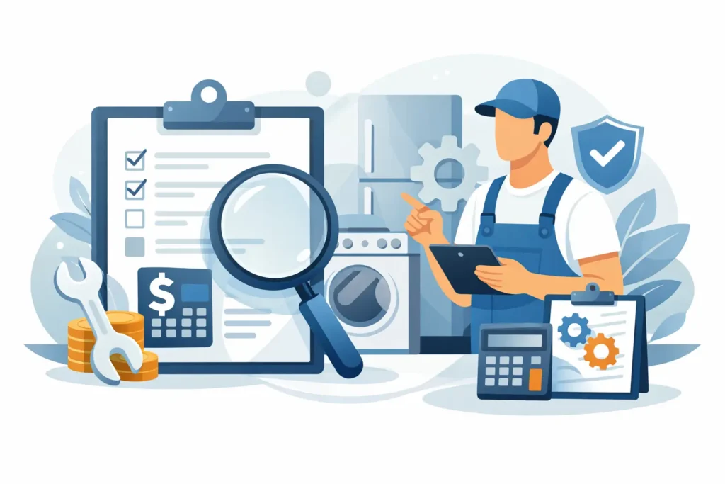 What a Fair Appliance Repair Estimate Includes