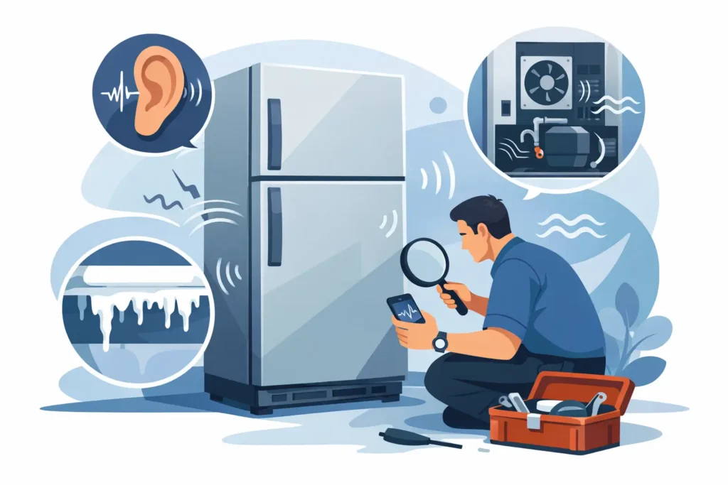 How to Diagnose Refrigerator Noises at Home