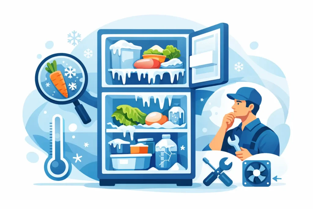 Why Is Refrigerator Freezing Food? Causes and Fixes