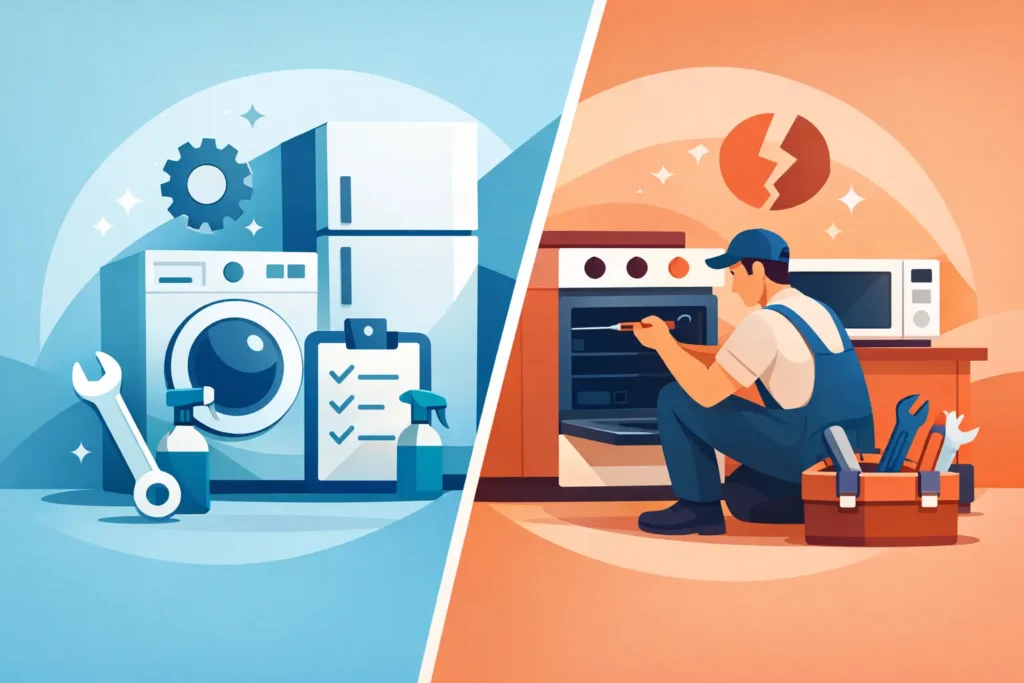Appliance Maintenance Versus Repair: Know the Difference