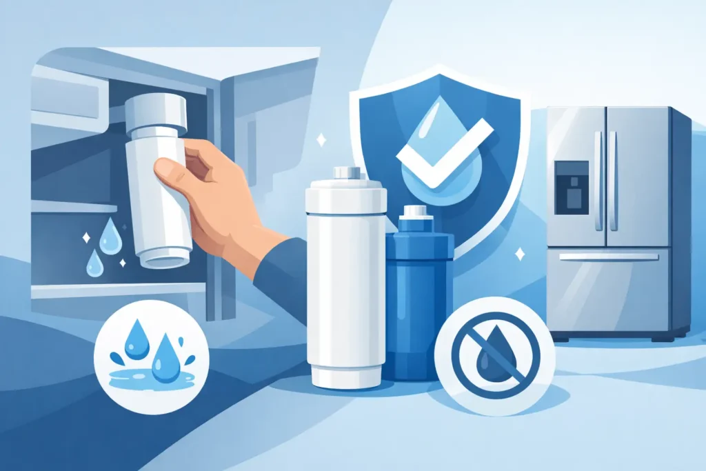 How to Replace Refrigerator Filter Without Leaks