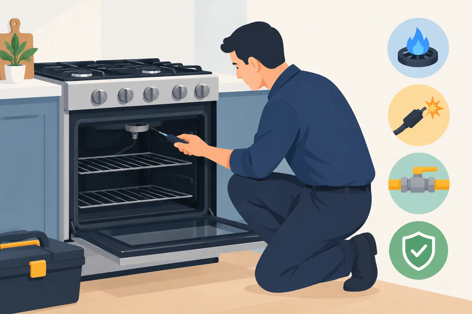 Oven Ignition Failure Causes and Safe Next Steps