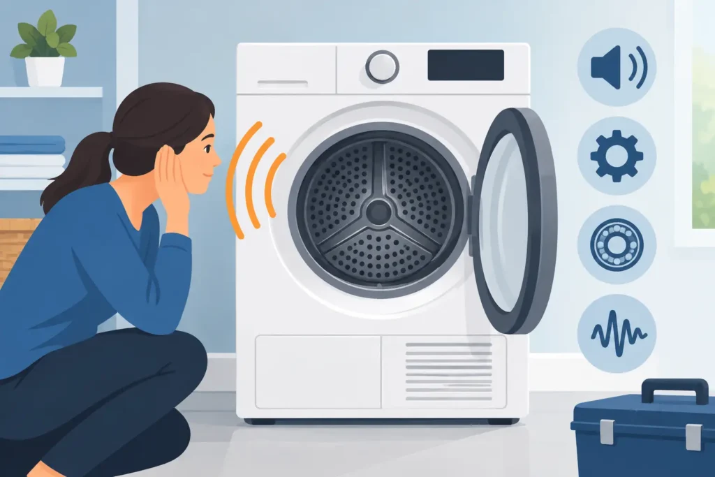 Dryer Drum Noises: What They Mean and When to Call