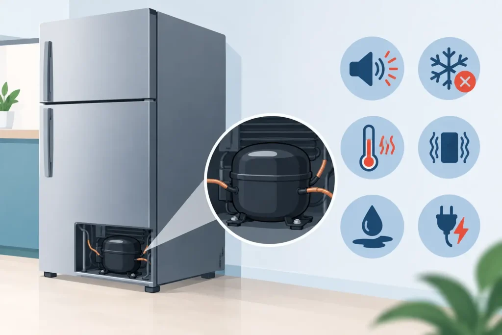 Refrigerator Compressor Failure Signs to Know